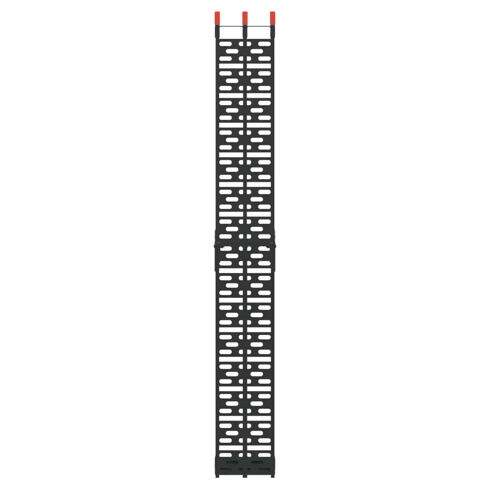 vidaXL Składana rampa motocyklowa 340 kg na rampę 2 pcs Czarny