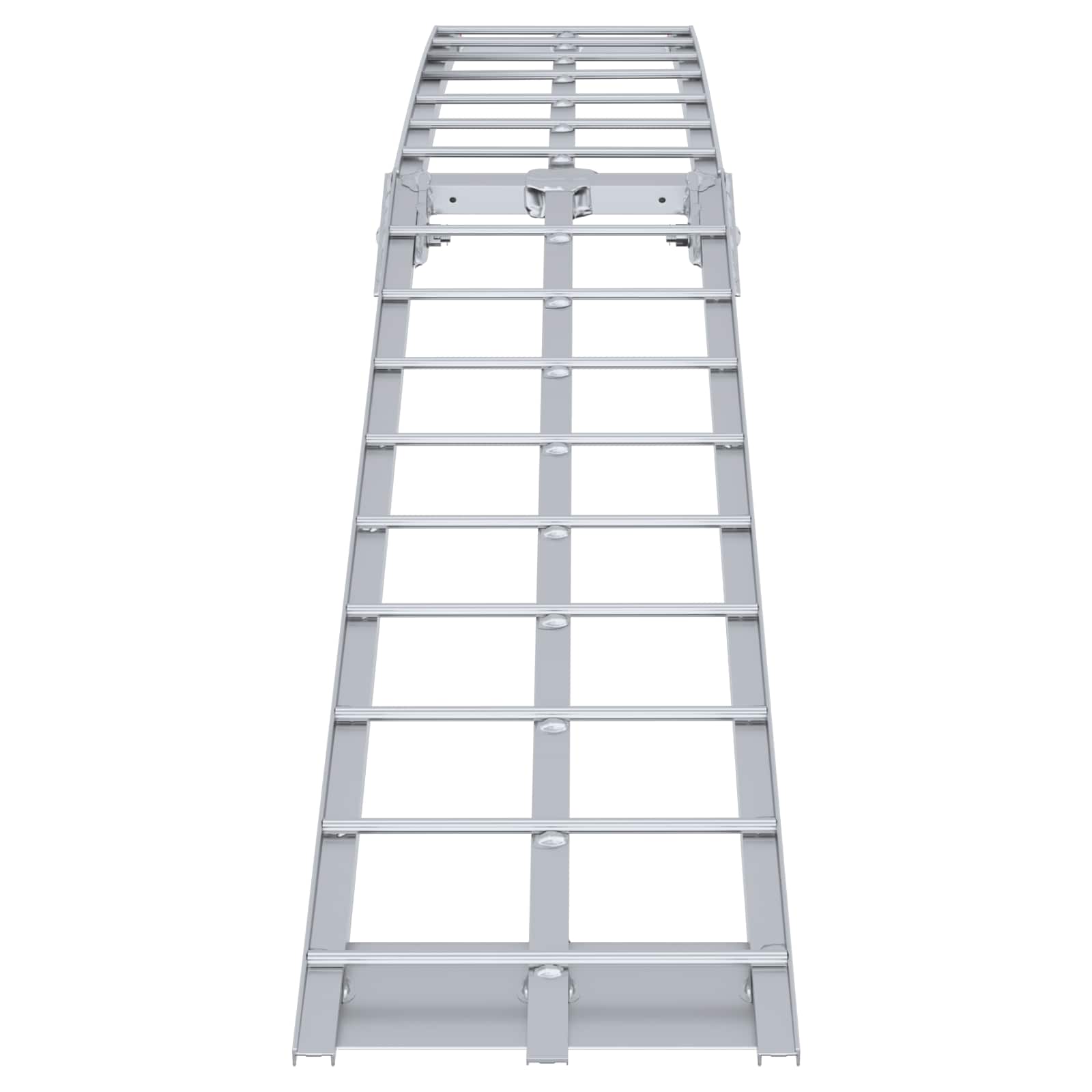 vidaXL Rampa Motocyklowa Srebrny 180 x 28 x 5 cm Aluminium