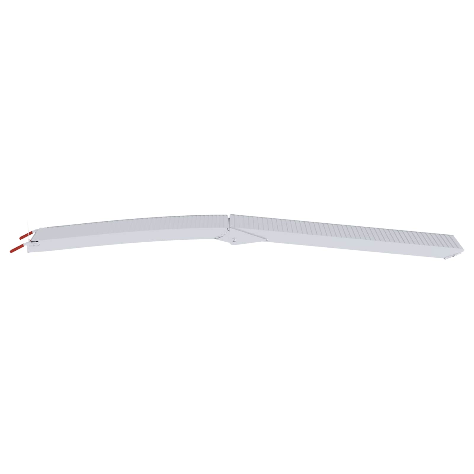 vidaXL Rampa motocyklowa 680 kg 2 pcs Srebrny 205 x 28 x 5 cm