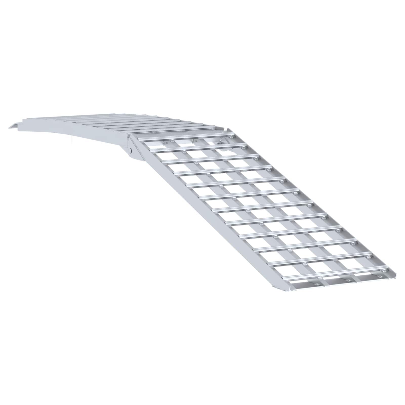 vidaXL Rampa motocyklowa 680 kg Srebrny 680 kg Aluminium