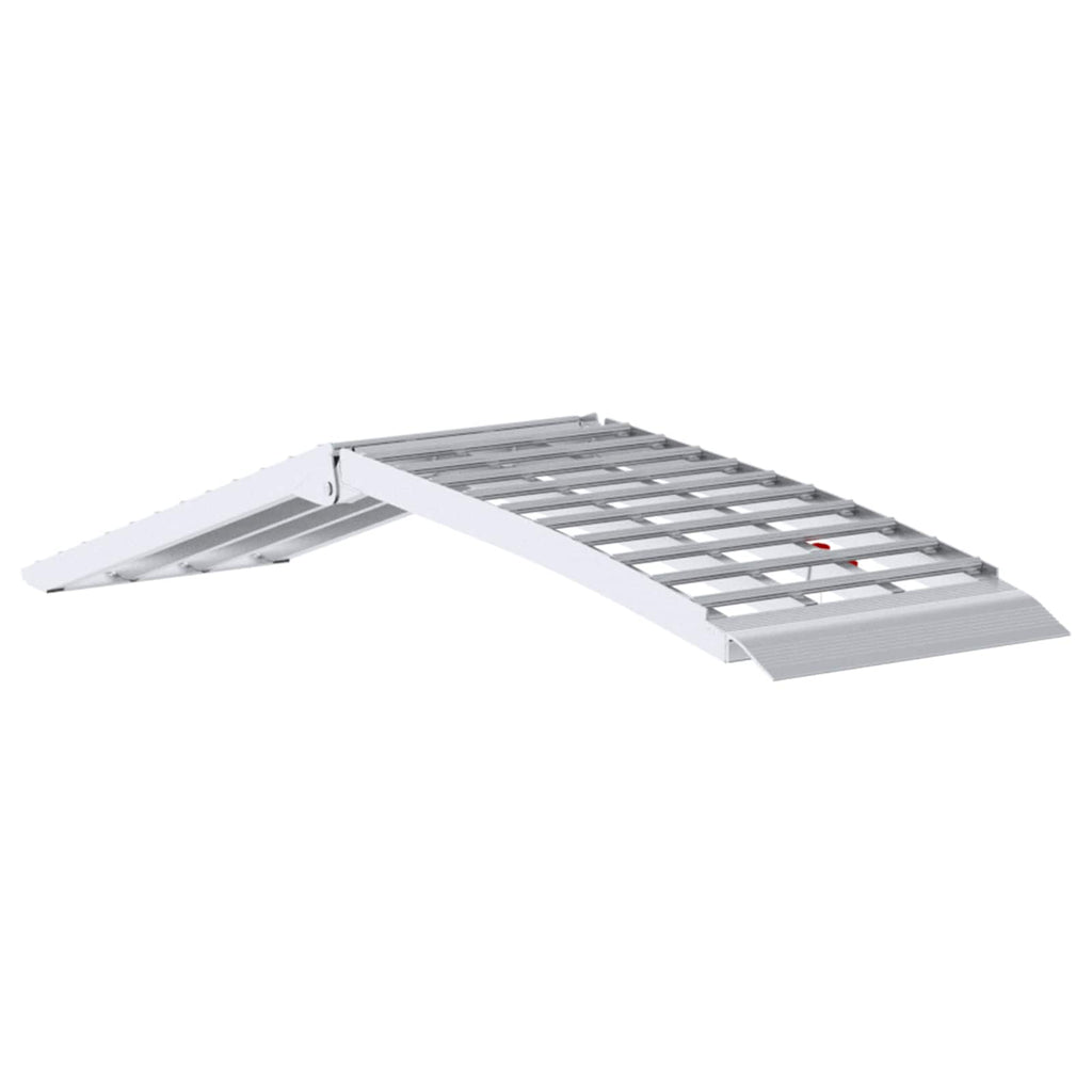 vidaXL Rampa motocyklowa 680 kg Srebrny 680 kg Aluminium