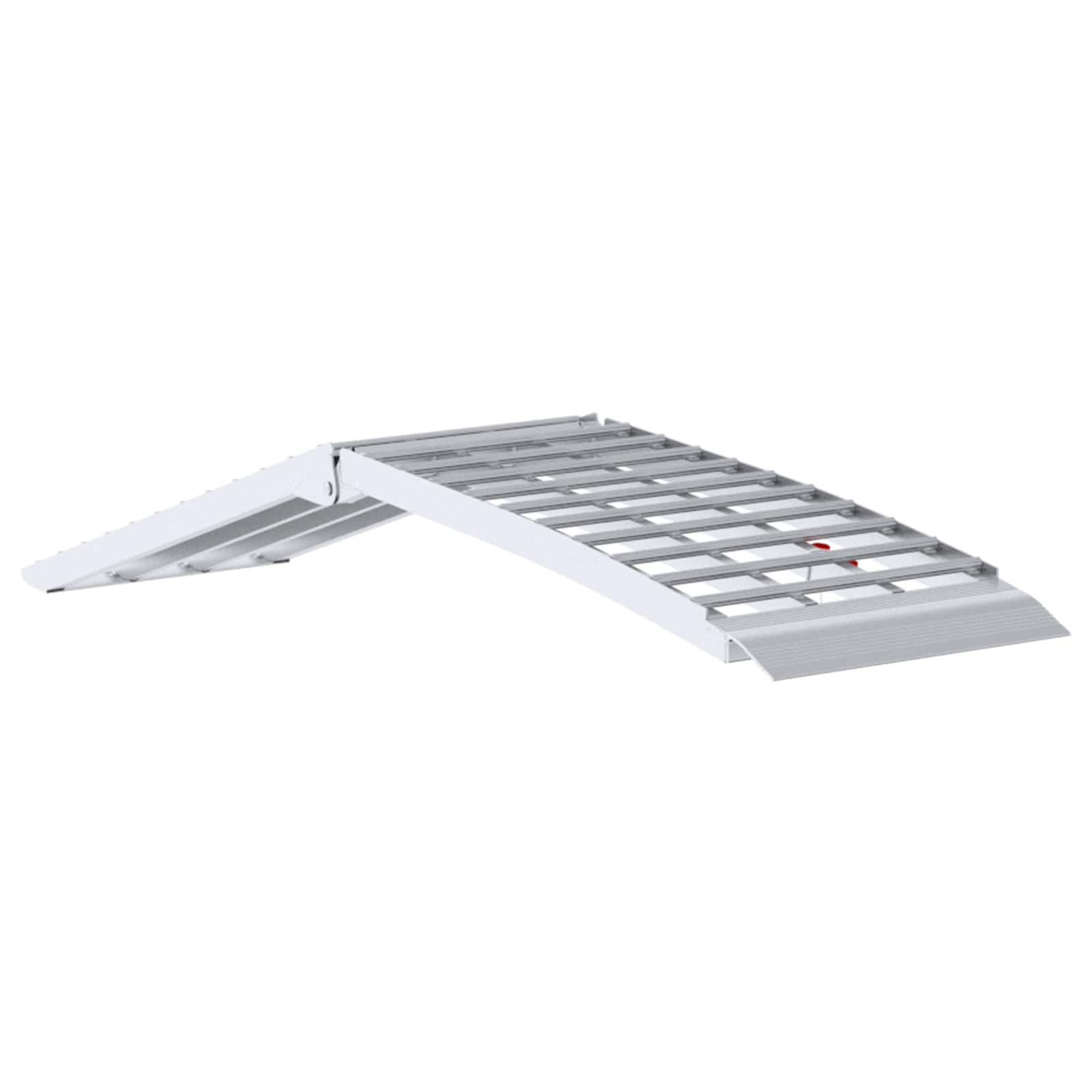 vidaXL Rampa motocyklowa 680 kg Srebrny 680 kg Aluminium