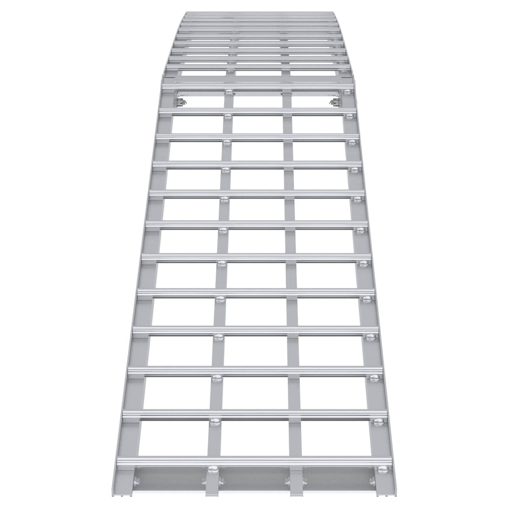 vidaXL Rampa motocyklowa 680 kg Srebrny 680 kg Aluminium