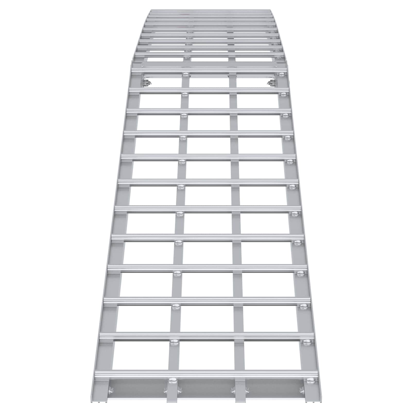 vidaXL Rampa motocyklowa 680 kg Srebrny 680 kg Aluminium