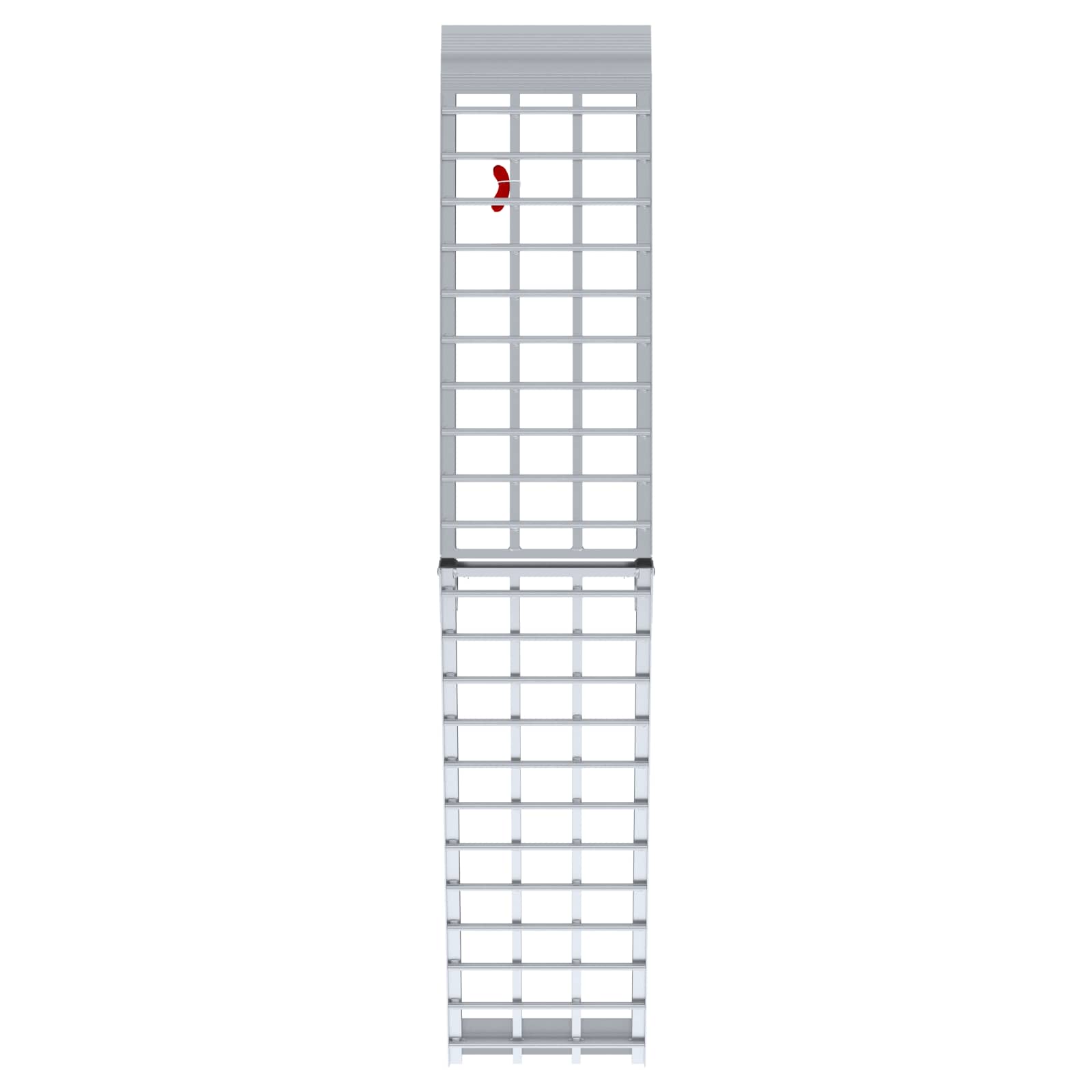 vidaXL Rampa motocyklowa 680 kg Srebrny 680 kg Aluminium