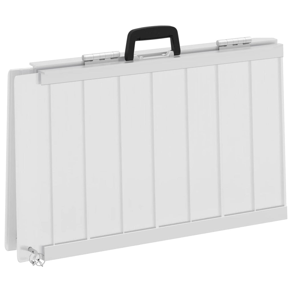 vidaXL Rampa dla wózków inwalidzkich 270 kg Srebrny 62 x 73 x 5 cm