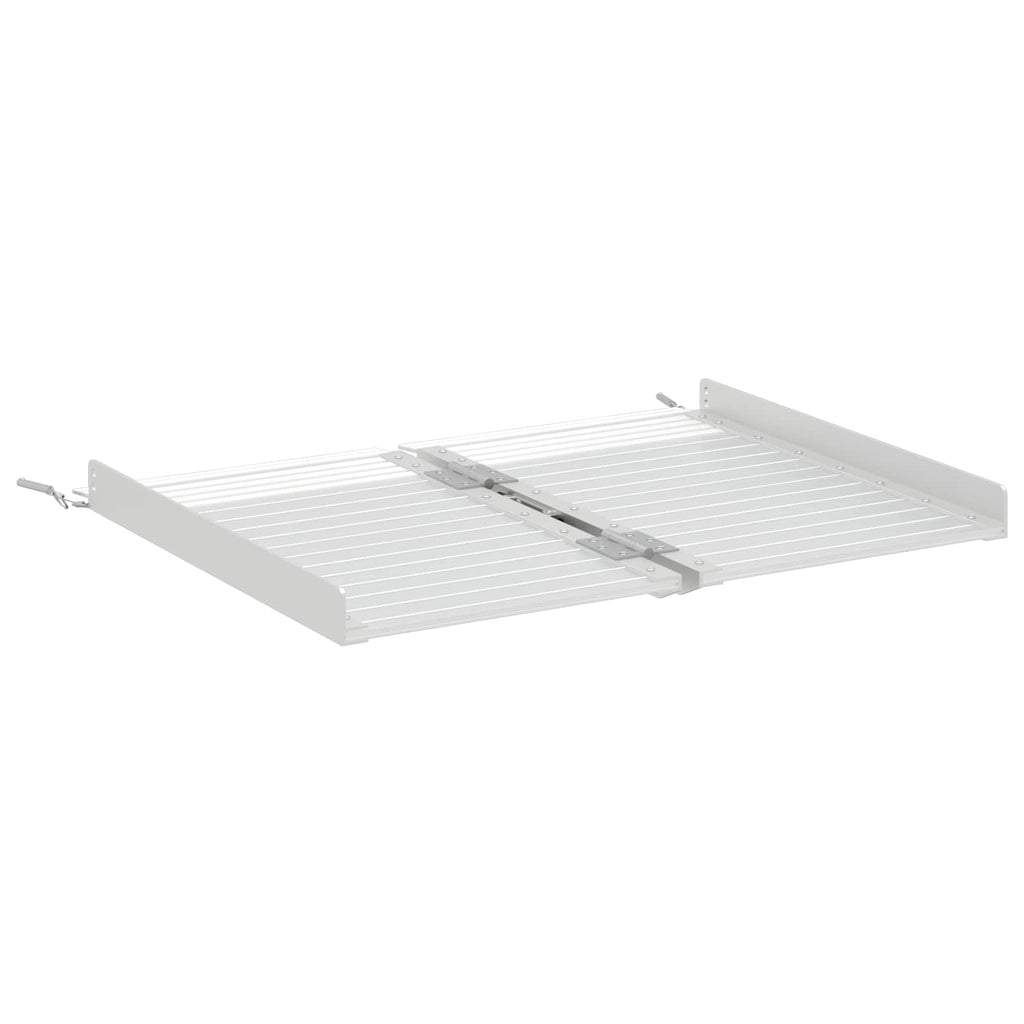 vidaXL Rampa dla wózków inwalidzkich 270 kg Srebrny 62 x 73 x 5 cm