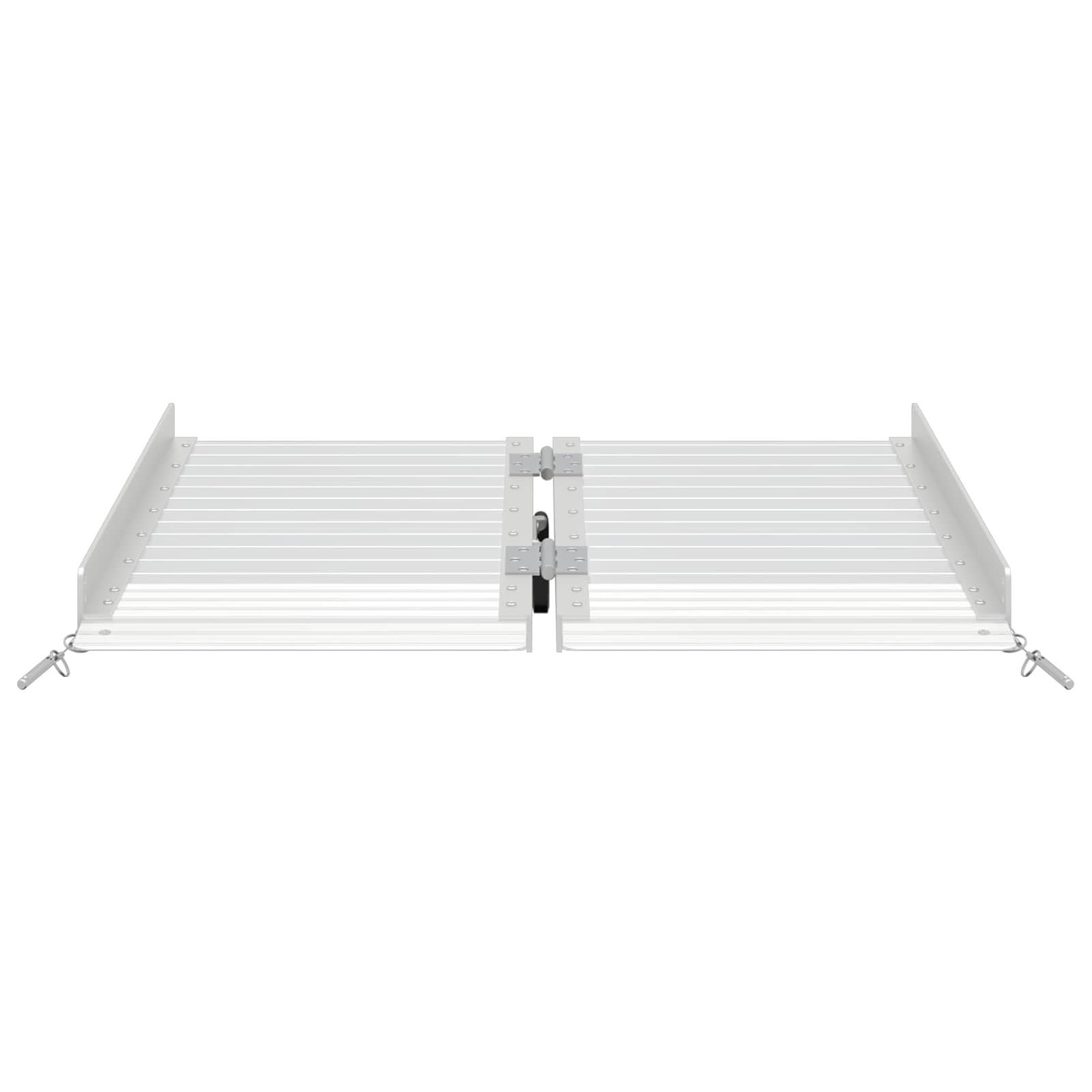 vidaXL Rampa dla wózków inwalidzkich 270 kg Srebrny 62 x 73 x 5 cm