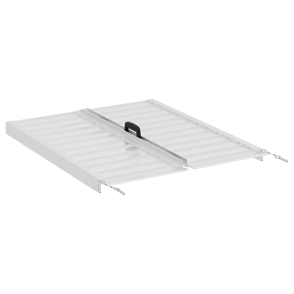 vidaXL Rampa dla wózków inwalidzkich 270 kg Srebrny 270 kg Aluminium