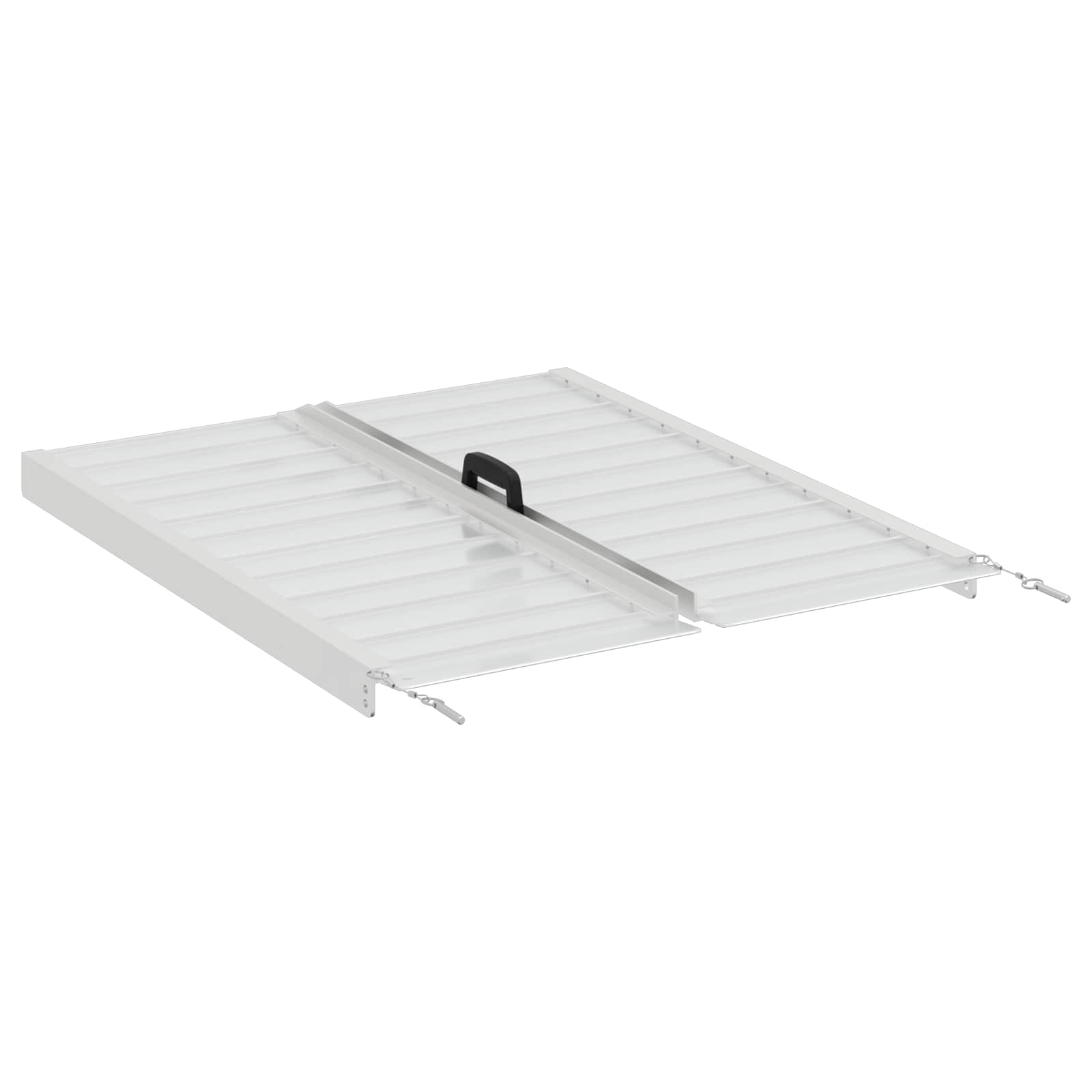 vidaXL Rampa dla wózków inwalidzkich 270 kg Srebrny 270 kg Aluminium