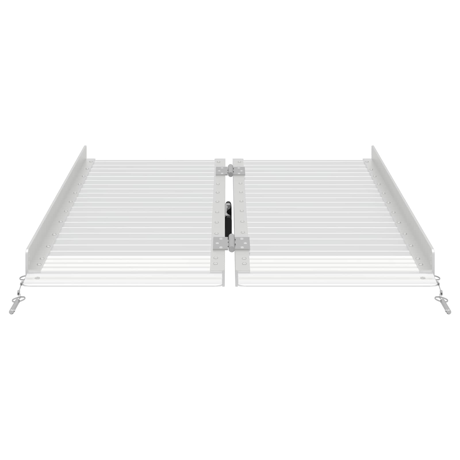 vidaXL Rampa dla wózków inwalidzkich 270 kg Srebrny 270 kg Aluminium