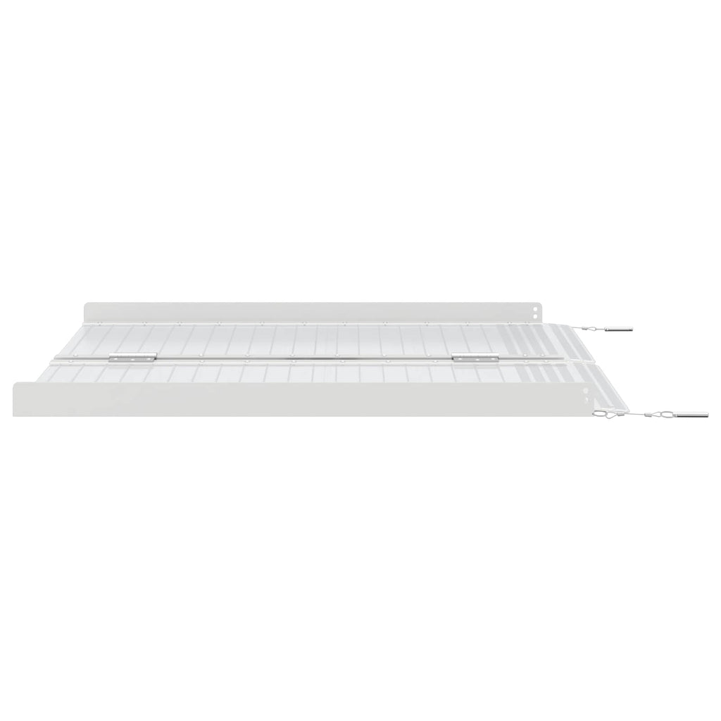 vidaXL Rampa dla wózków inwalidzkich 270 kg Srebrny 270 kg Aluminium