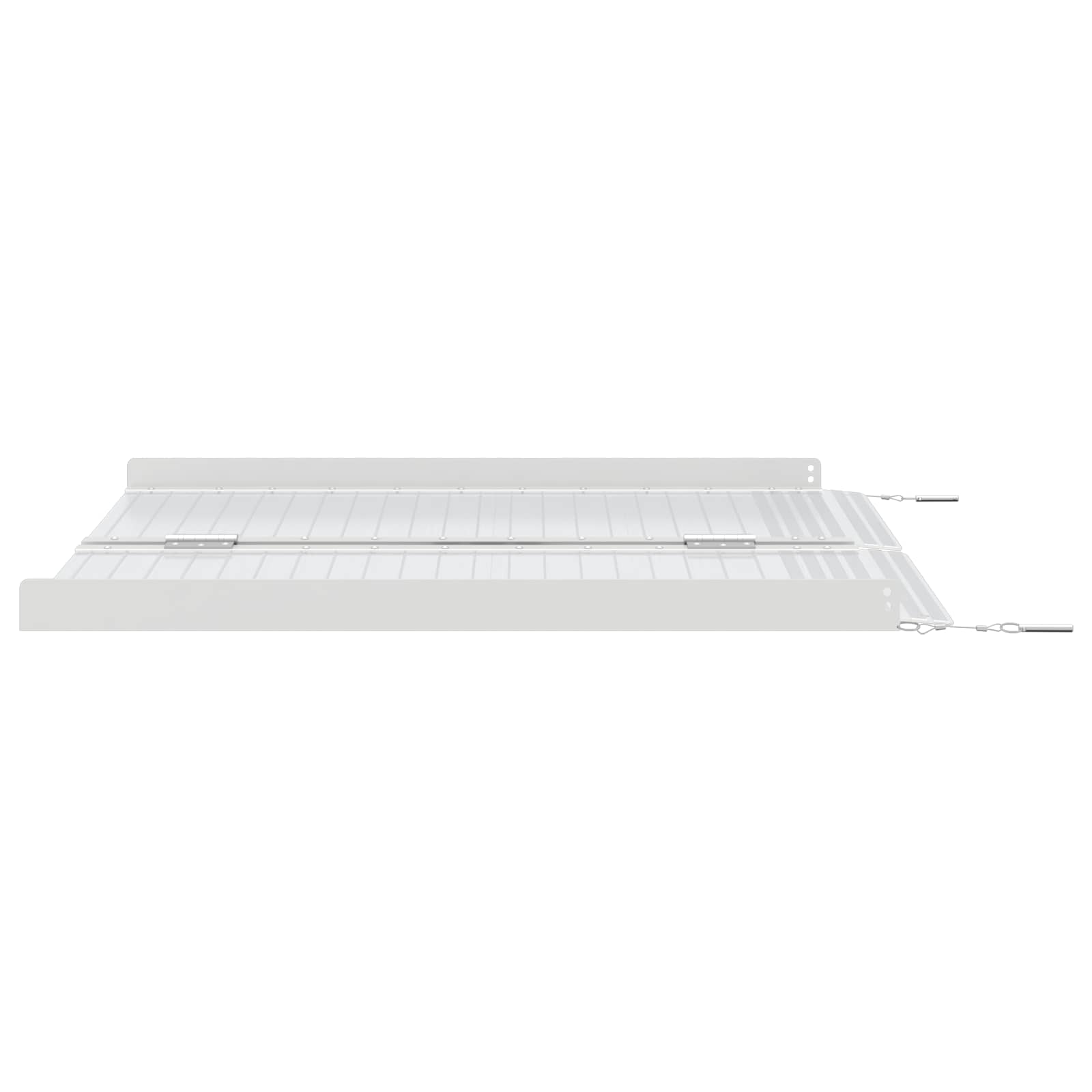 vidaXL Rampa dla wózków inwalidzkich 270 kg Srebrny 270 kg Aluminium