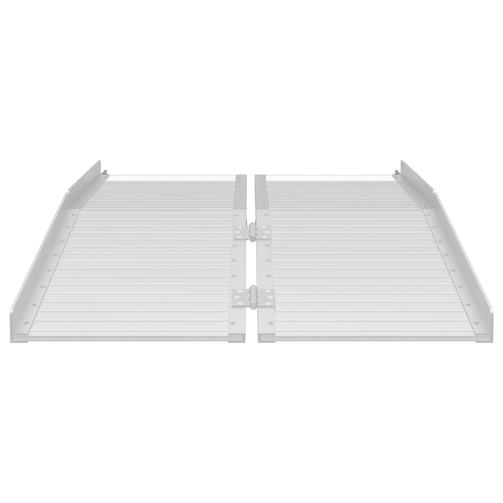 vidaXL Rampa dla wózków inwalidzkich 270 kg Srebrny 270 kg Aluminium