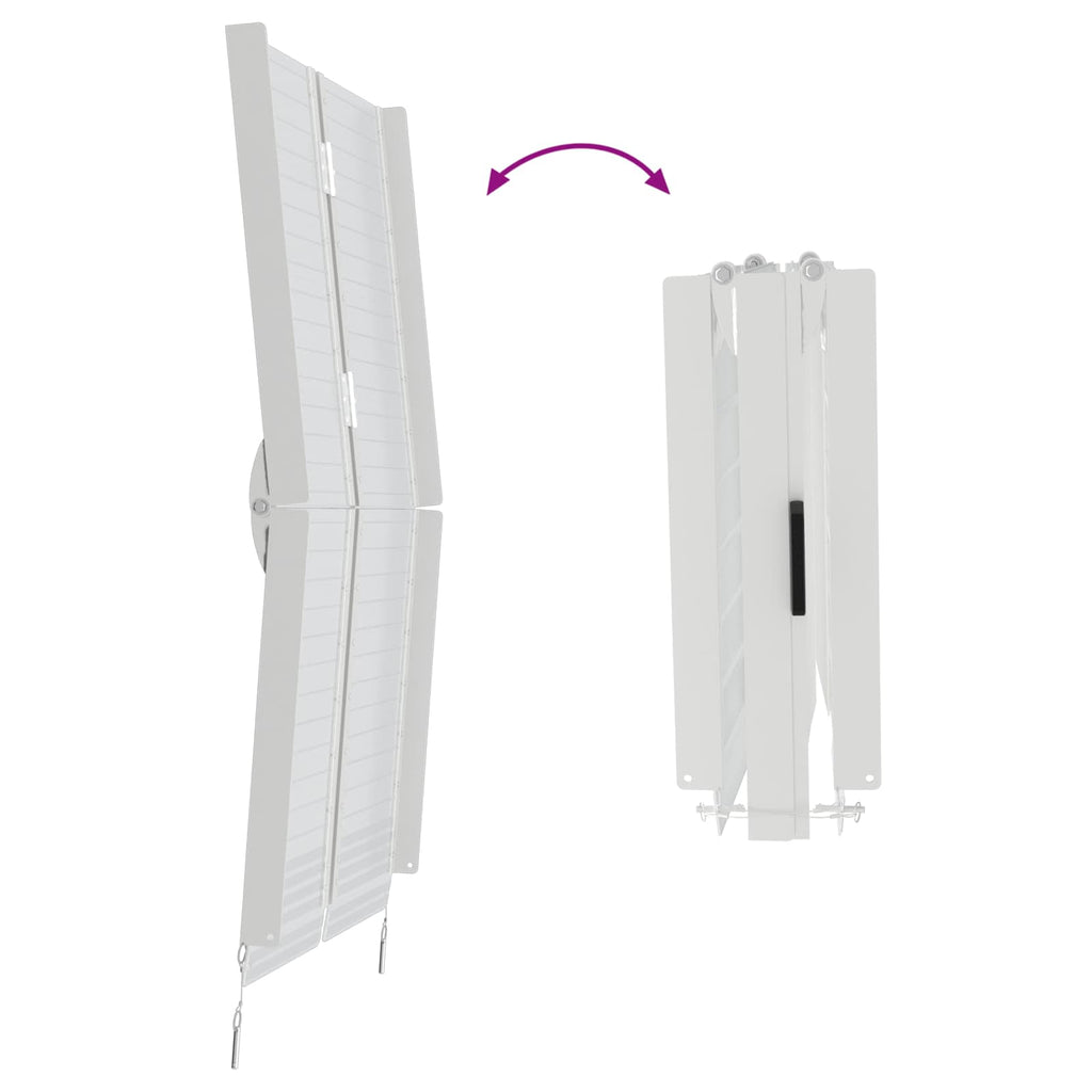 vidaXL Rampa dla wózków inwalidzkich 270 kg Srebrny 270 kg Aluminium
