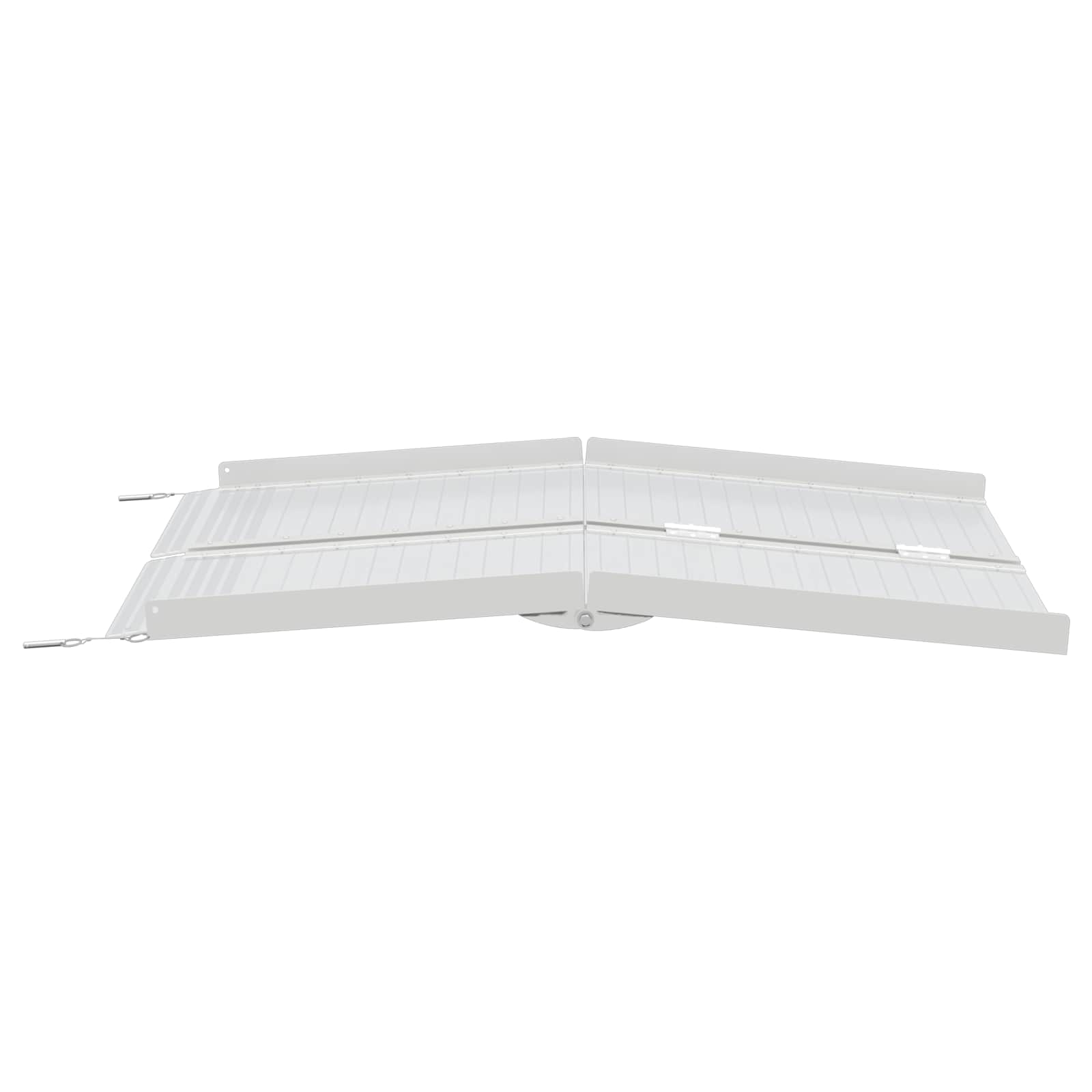 vidaXL Rampa dla wózków inwalidzkich 270 kg Srebrny 270 kg Aluminium