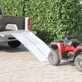 vidaXL Rampa dla wózków inwalidzkich 270 kg Srebrny 270 kg Aluminium