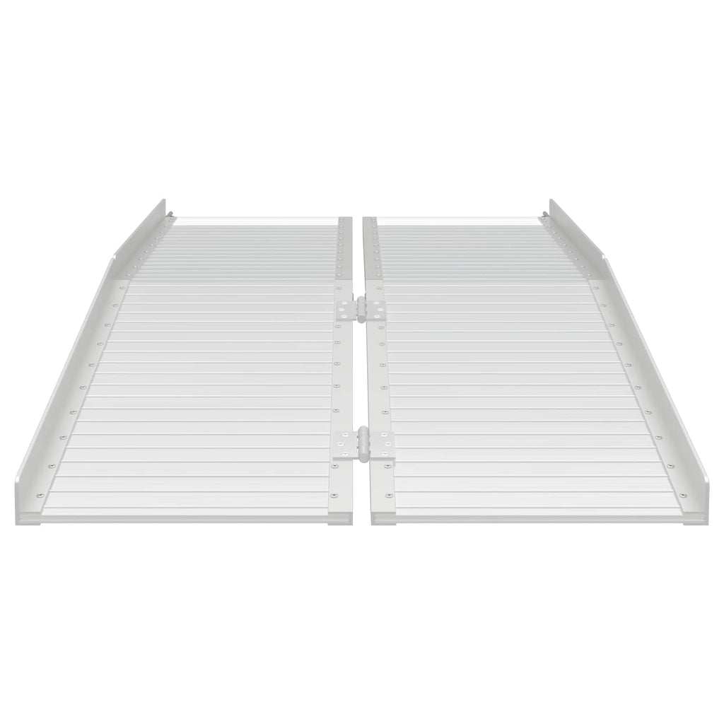 vidaXL Rampa dla wózków inwalidzkich 270 kg Srebrny 270 kg Aluminium