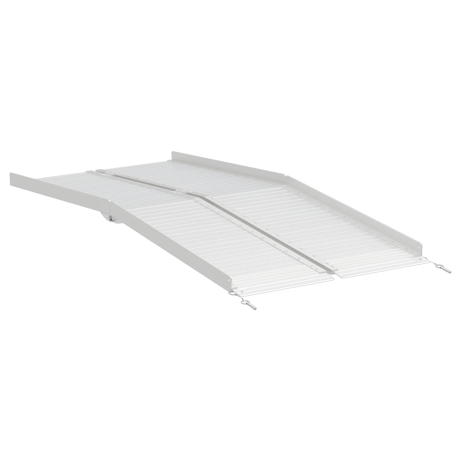 vidaXL Rampa dla wózków inwalidzkich 270 kg Srebrny 270 kg Aluminium