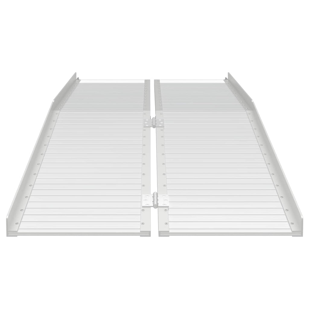 vidaXL Rampa dla wózków inwalidzkich 270 kg Srebrny 270 kg Aluminium