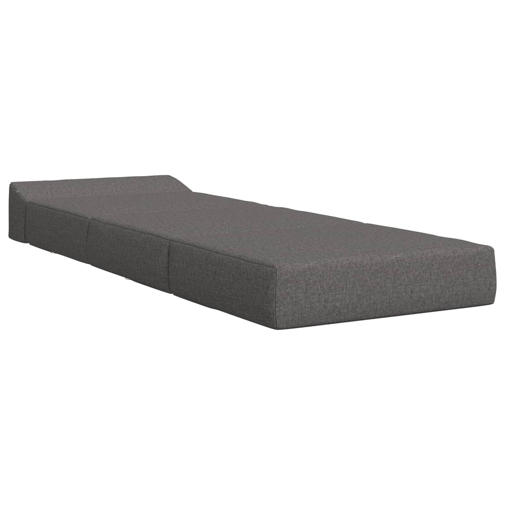 vidaXL Składana Sofa Łóżko jasnoszary 70 x 60 x 63 cm tkanina