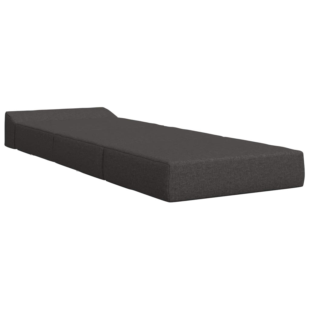 vidaXL Składana Sofa Łóżko ciemnoszary 200 x 70 x 15 cm tkanina
