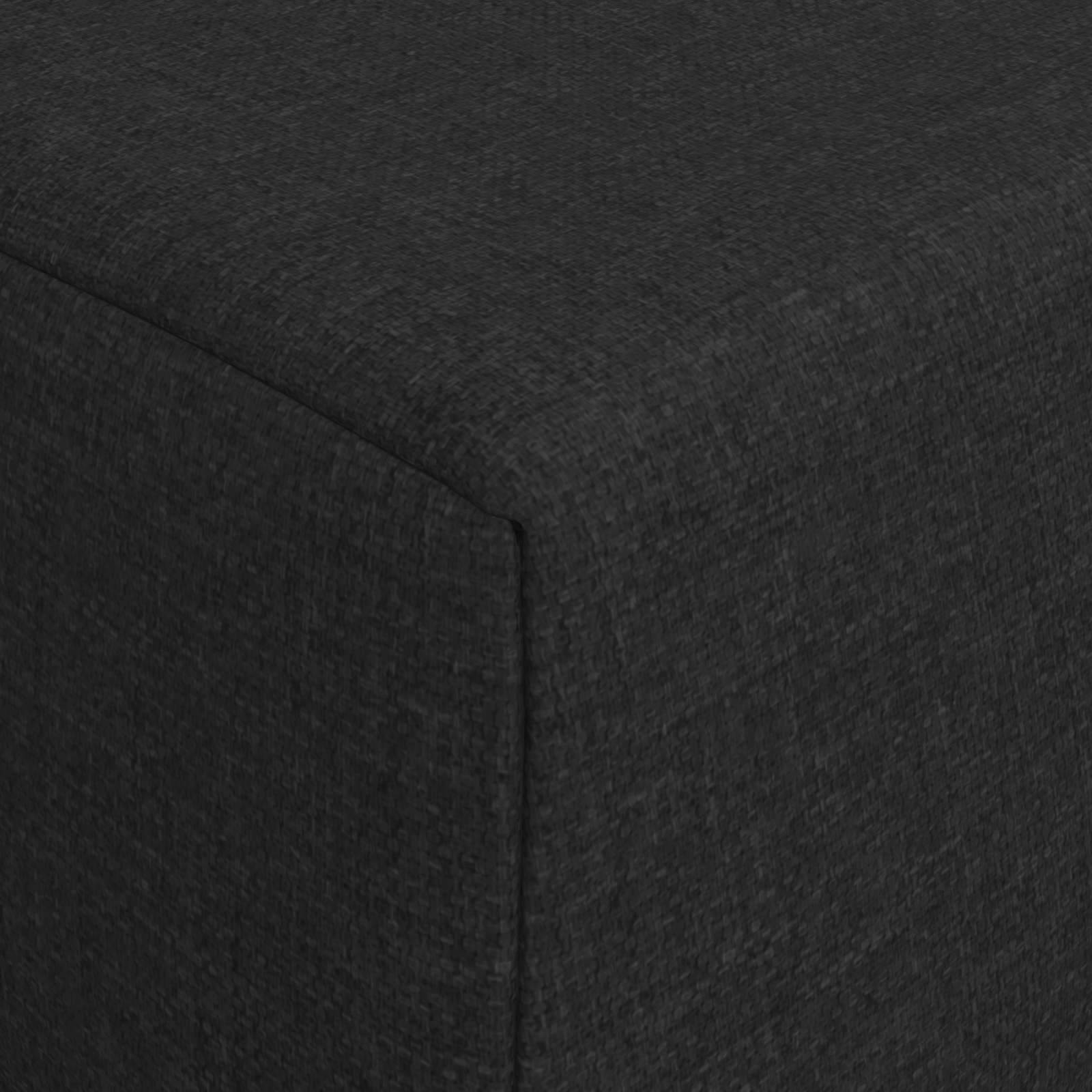 vidaXL Składana Sofa Łóżko Czarny 200 x 70 x 15 cm tkanina