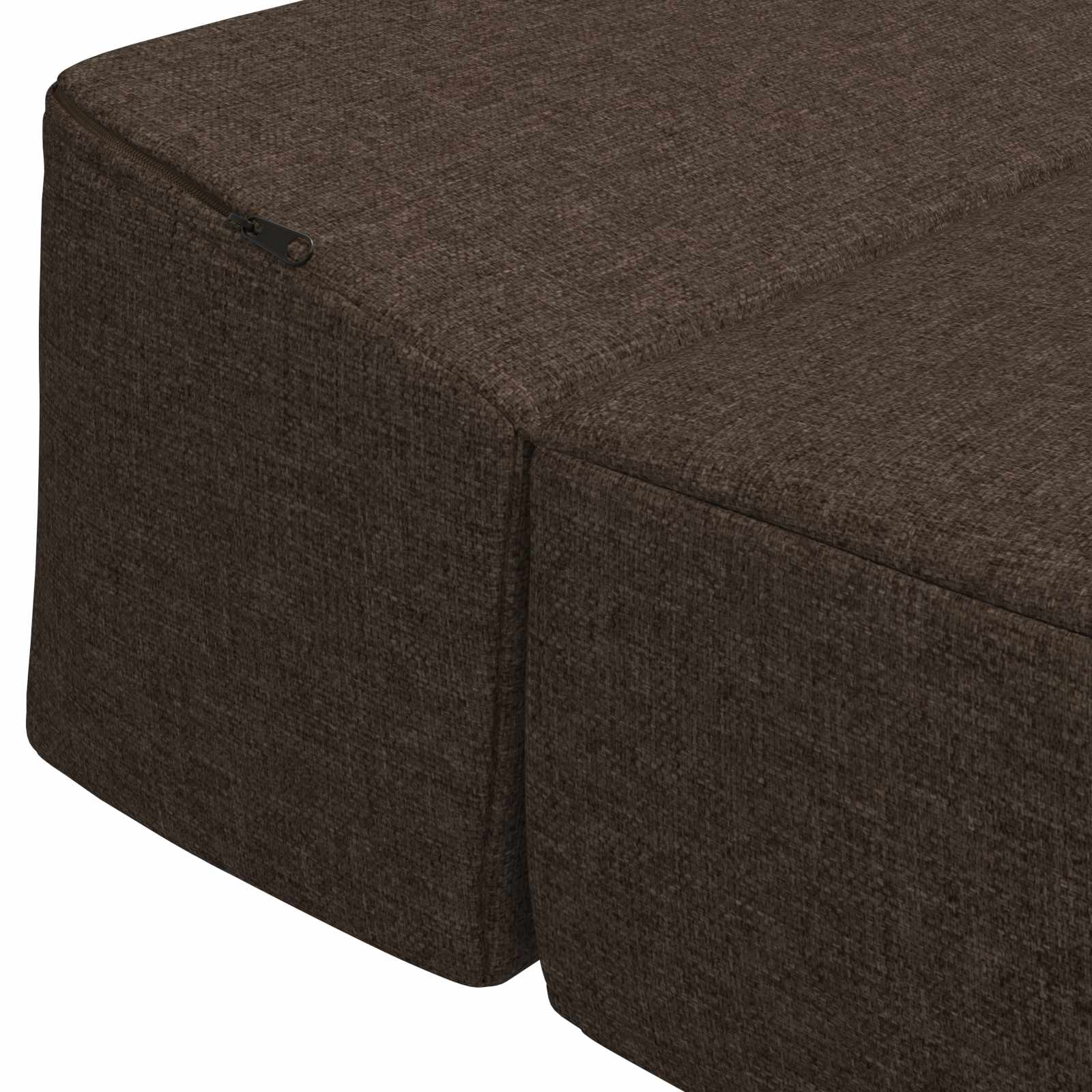 vidaXL Składana Sofa Łóżko Ciemnoszary 200 x 70 x 15 cm tkanina