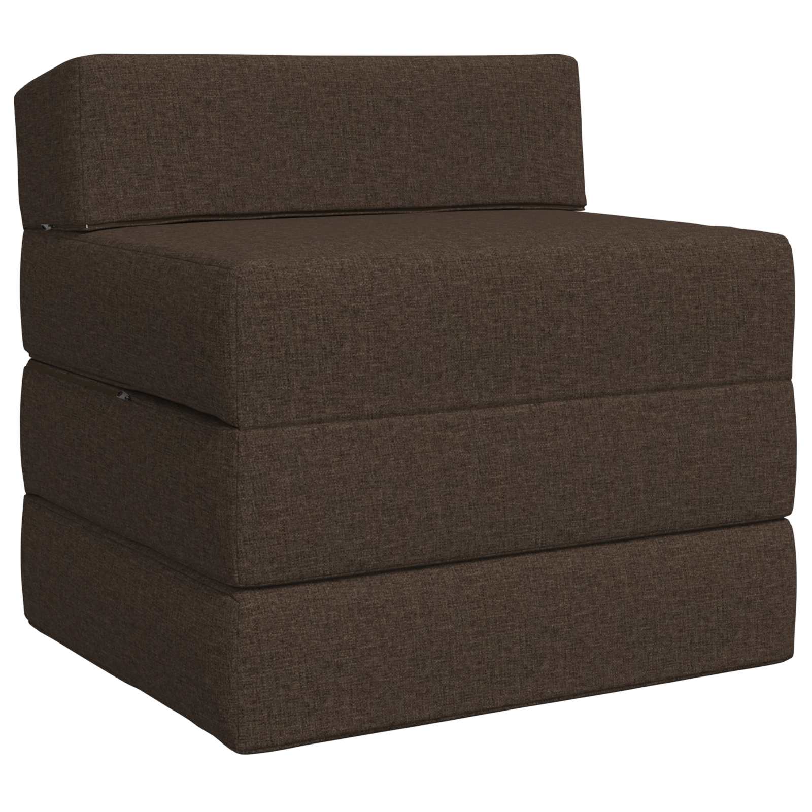 vidaXL Składana Sofa Łóżko Ciemnoszary 200 x 70 x 15 cm tkanina