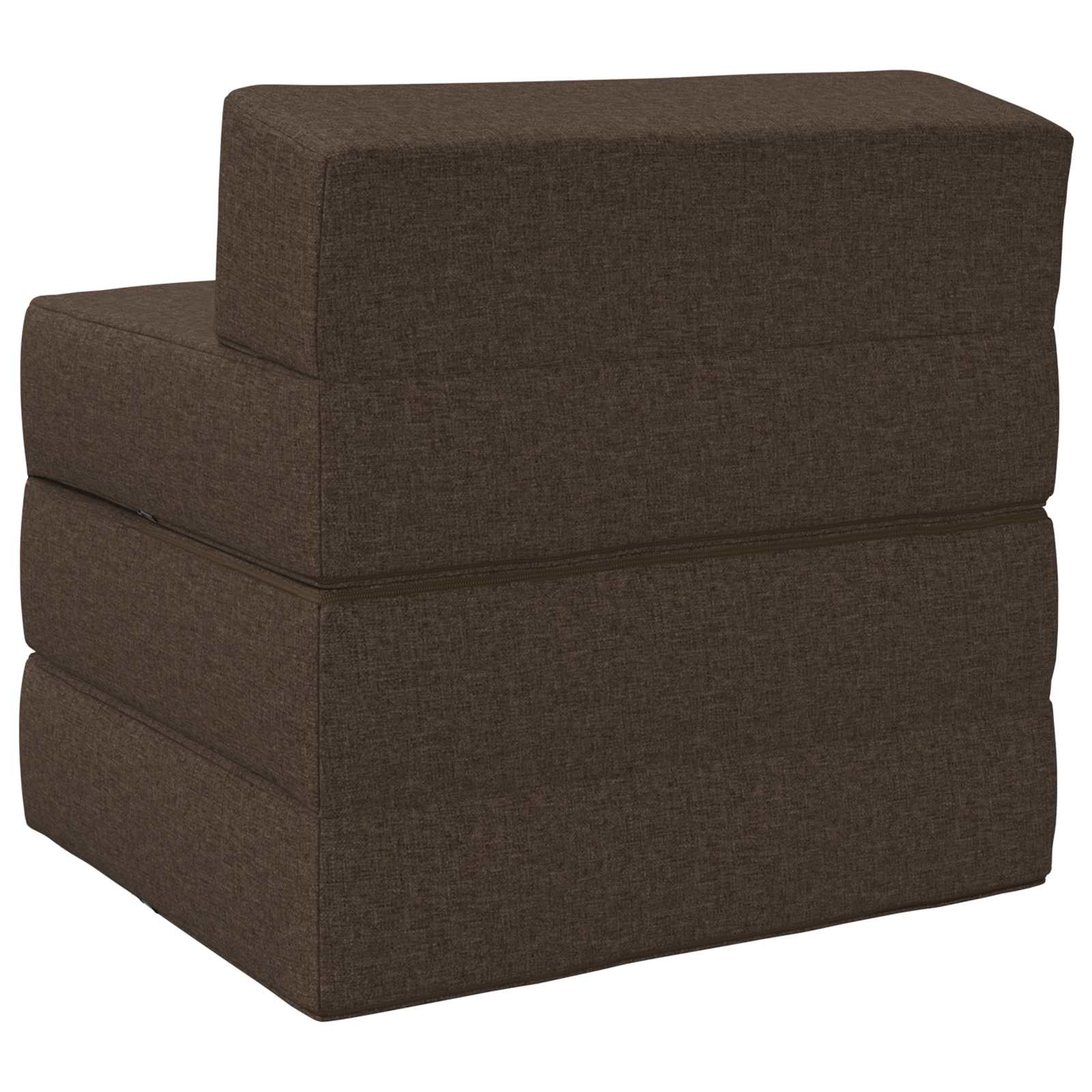 vidaXL Składana Sofa Łóżko Ciemnoszary 200 x 70 x 15 cm tkanina