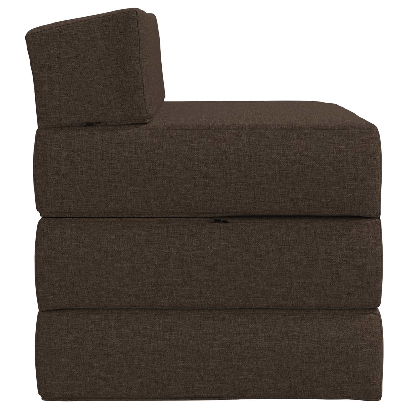 vidaXL Składana Sofa Łóżko Ciemnoszary 200 x 70 x 15 cm tkanina
