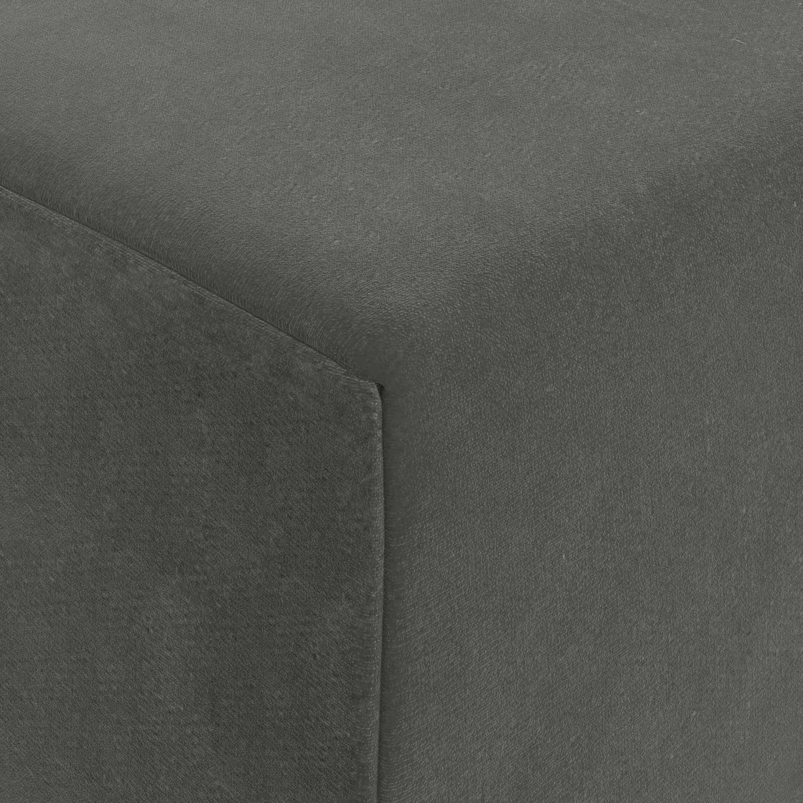 vidaXL Składana Sofa Łóżko ciemnoszary 200 x 70 x 15 cm Welur