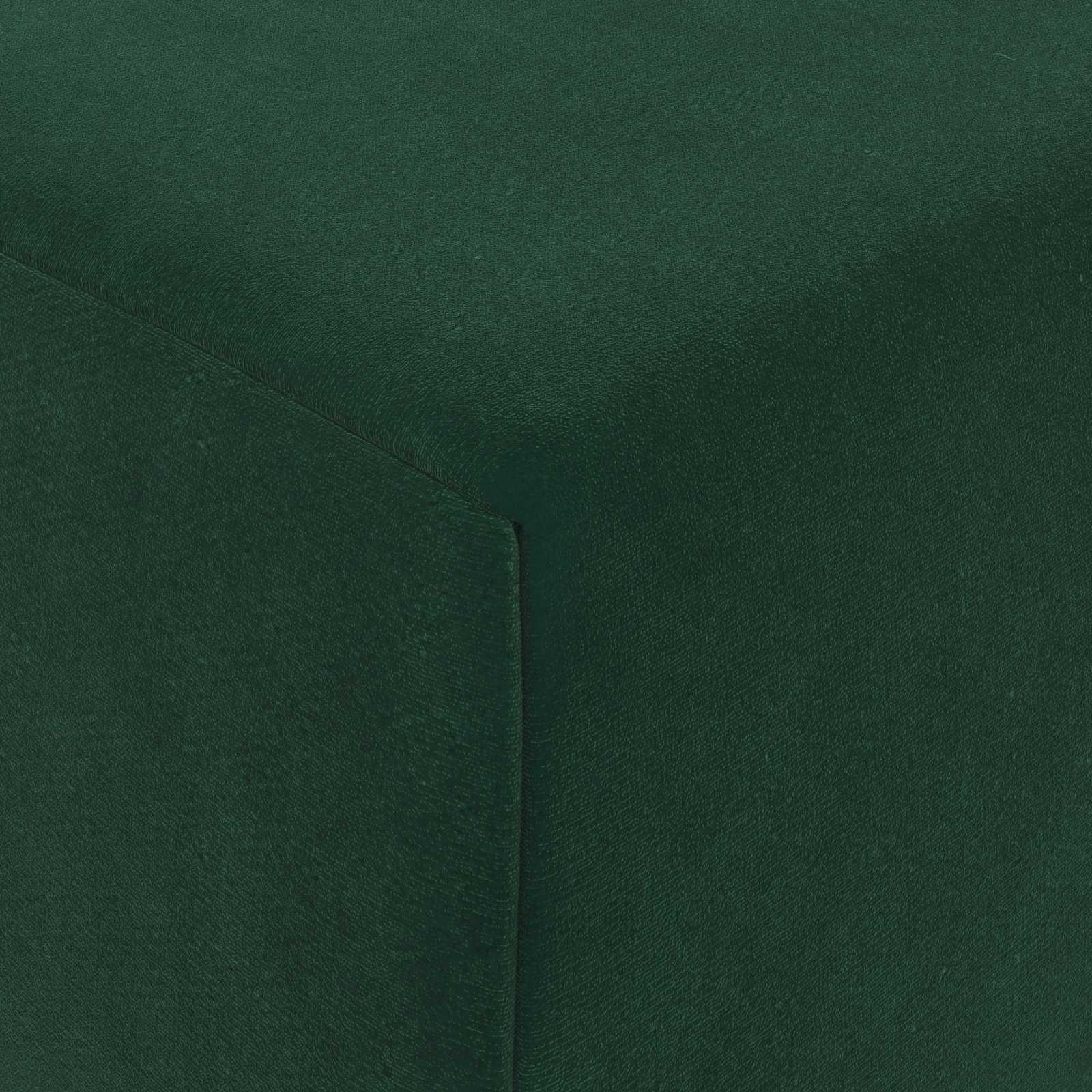 vidaXL Składana Sofa Łóżko Ciemnozielony 200 x 70 x 15 cm Welur