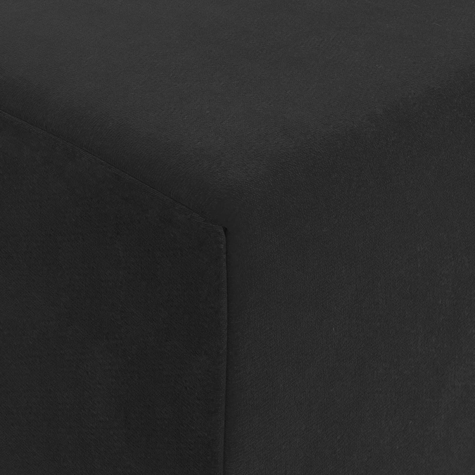 vidaXL Składana Sofa Łóżko Czarny 200 x 70 x 15 cm Welur