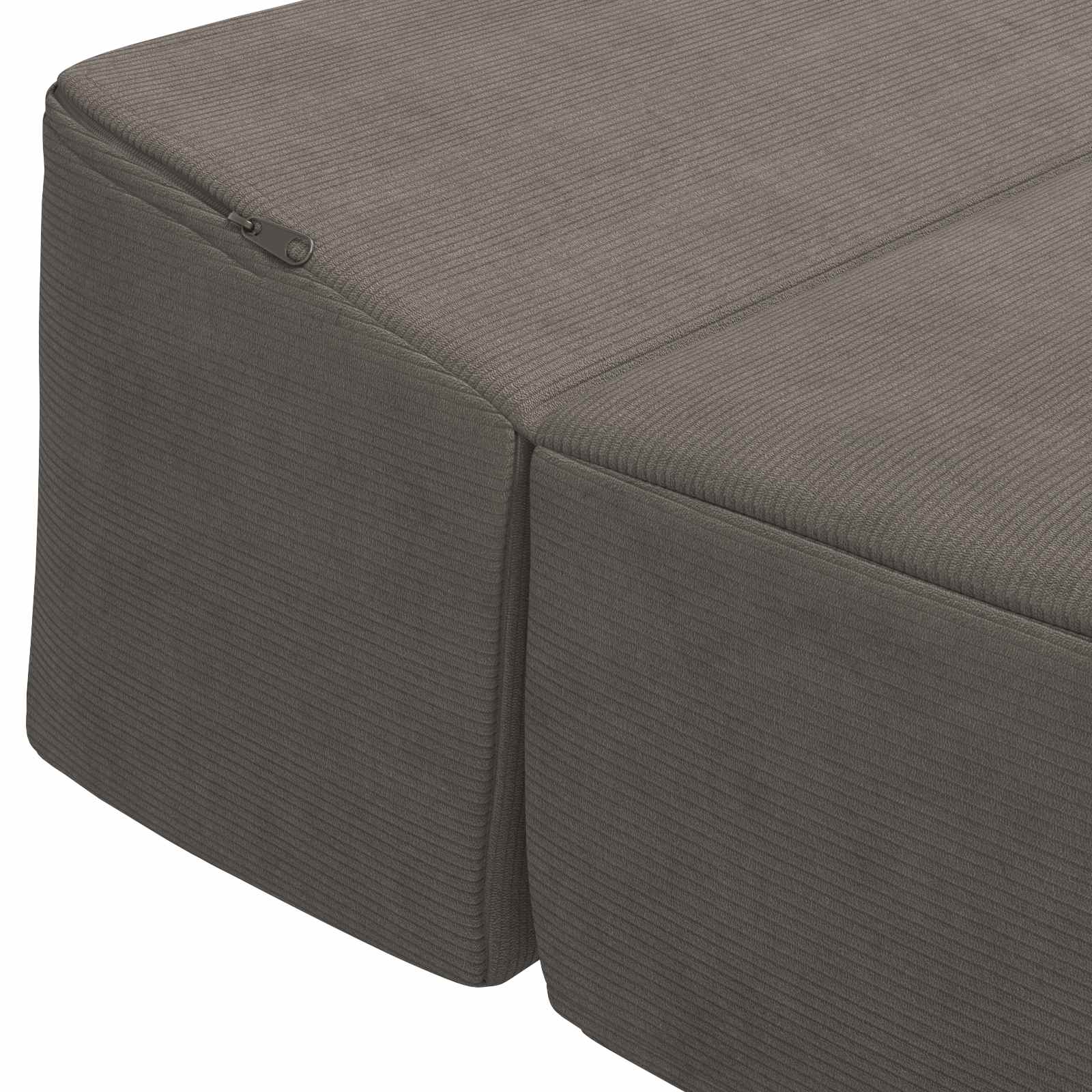 vidaXL Składana Sofa Łóżko jasnoszary 200 x 70 x 15 cm