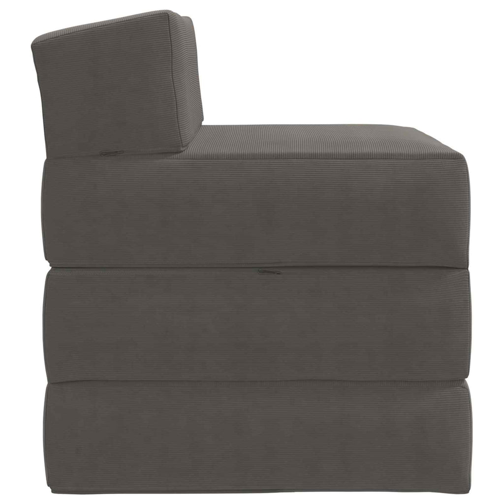 vidaXL Składana Sofa Łóżko jasnoszary 200 x 70 x 15 cm