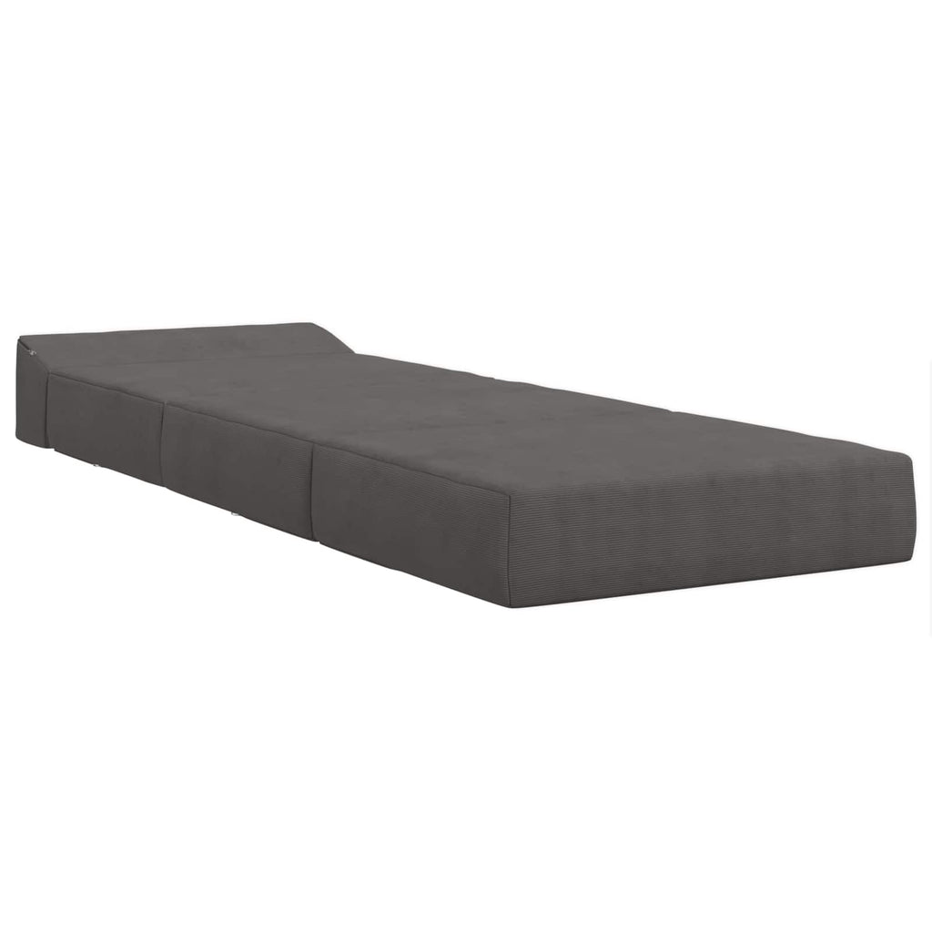 vidaXL Składana Sofa Łóżko ciemnoszary 200 x 70 x 15 cm
