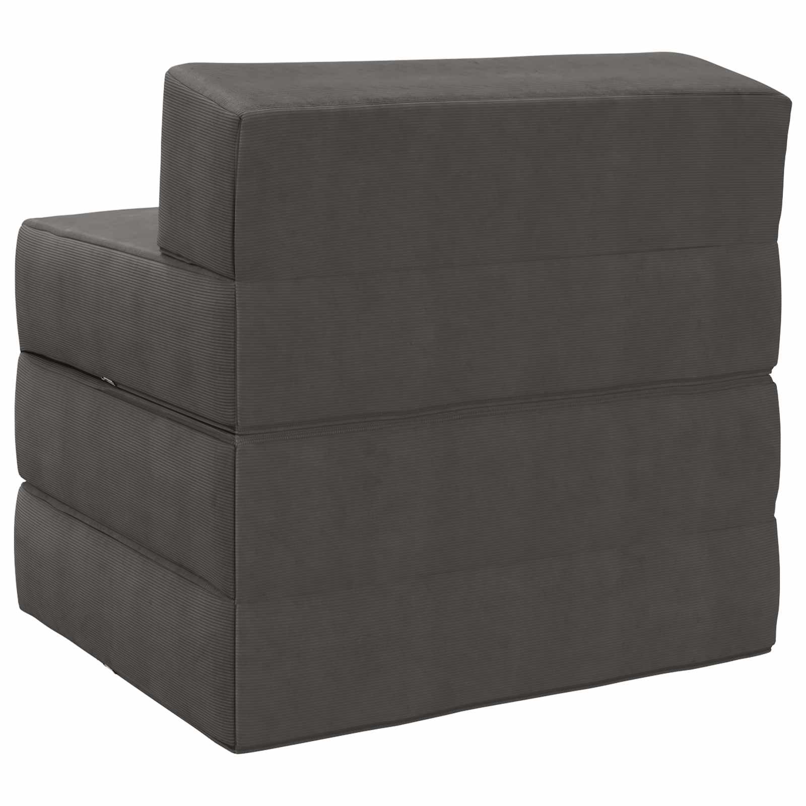 vidaXL Składana Sofa Łóżko ciemnoszary 200 x 70 x 15 cm