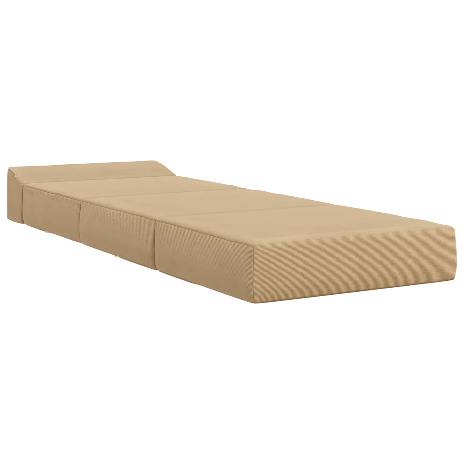 vidaXL Składana Sofa Łóżko Jasnozielony szary 200 x 70 x 15 cm