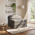 vidaXL Składana Sofa Łóżko jasnoszary 200 x 70 x 10 cm tkanina