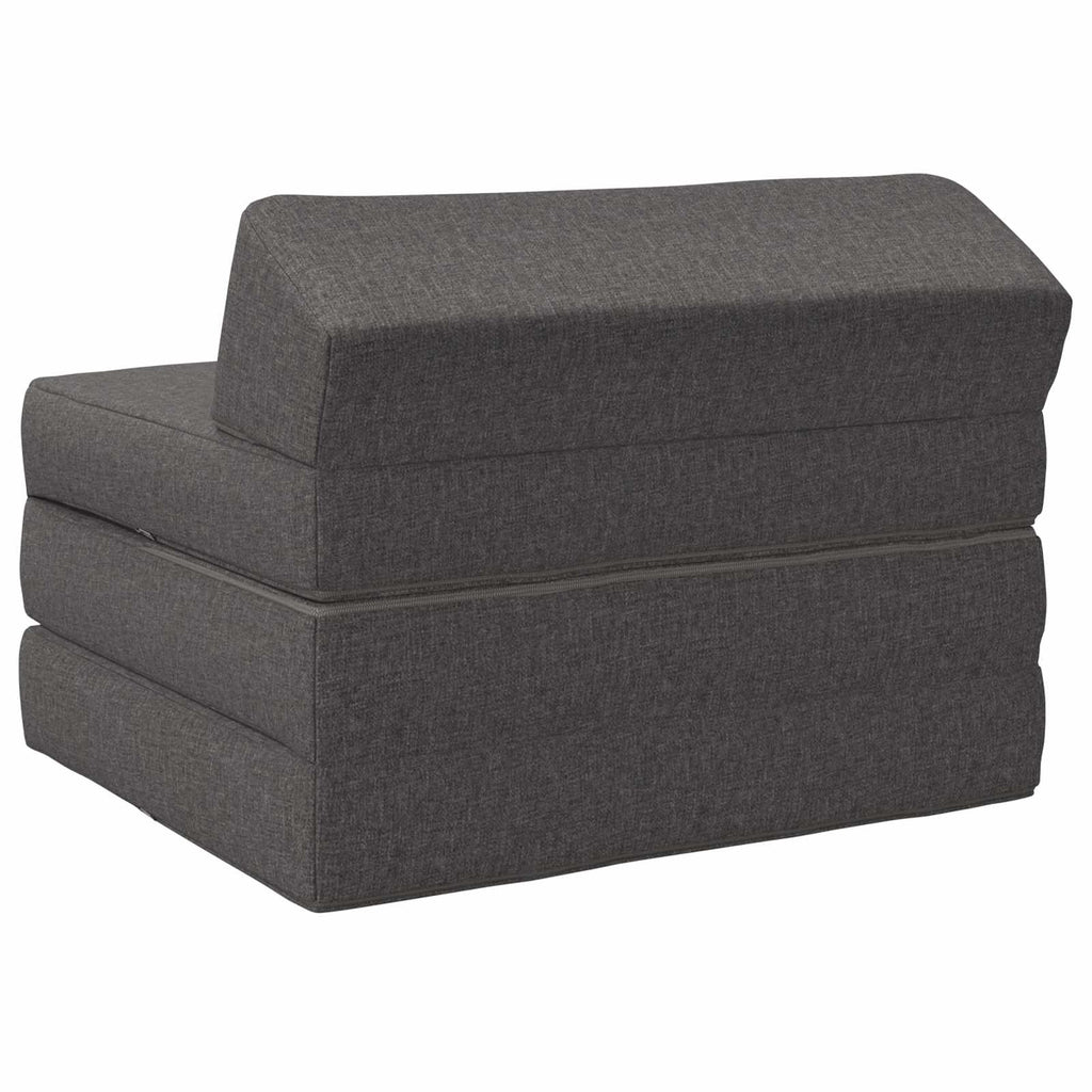 vidaXL Składana Sofa Łóżko jasnoszary 200 x 70 x 10 cm tkanina