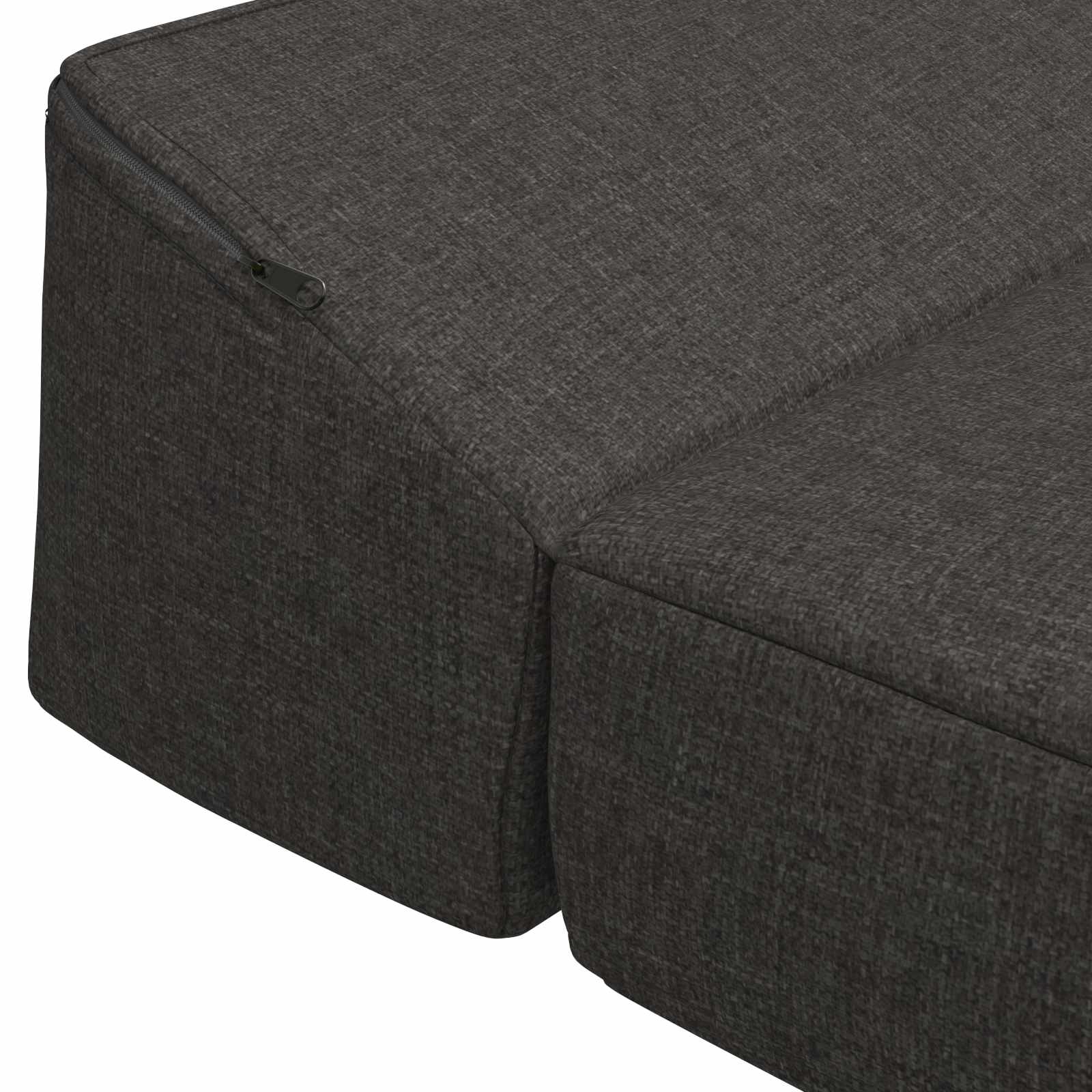 vidaXL Składana Sofa Łóżko ciemnoszary 200 x 70 x 10 cm tkanina