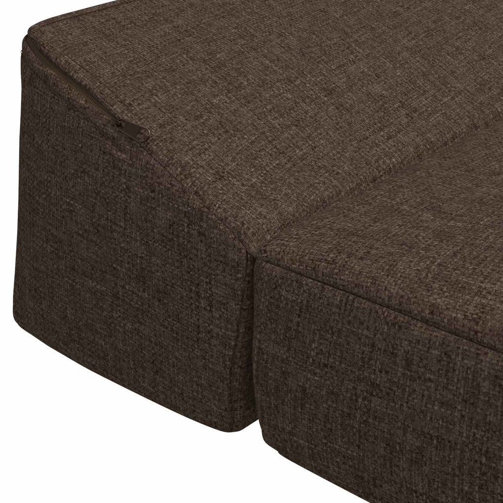 vidaXL Składana Sofa Łóżko Ciemnoszary 200 x 70 x 10 cm tkanina