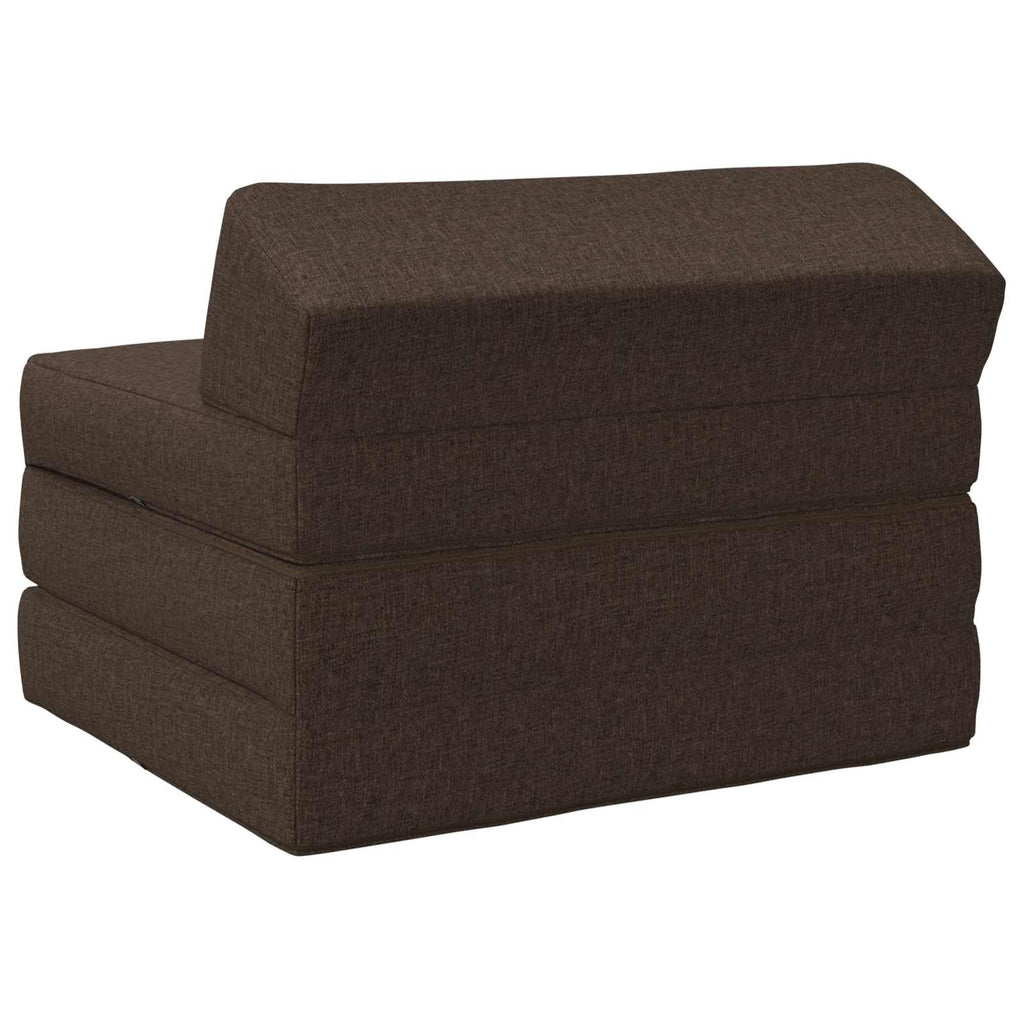 vidaXL Składana Sofa Łóżko Ciemnoszary 200 x 70 x 10 cm tkanina