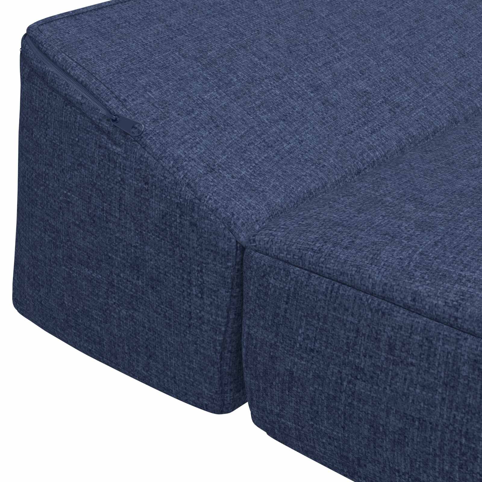 vidaXL Składana Sofa Łóżko niebieski 200 x 70 x 10 cm tkanina