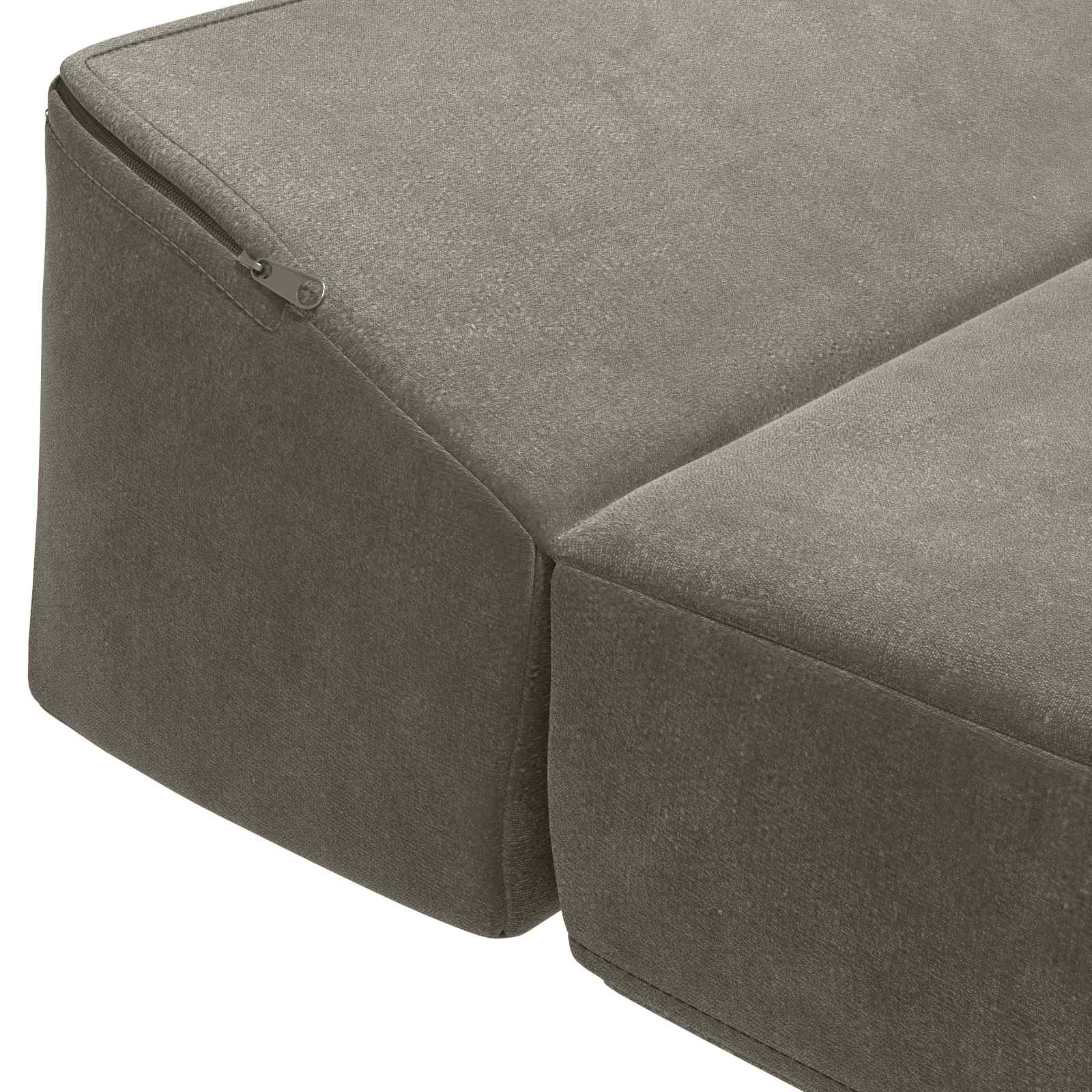 vidaXL Składana Sofa Łóżko jasnoszary 200 x 70 x 10 cm Welur