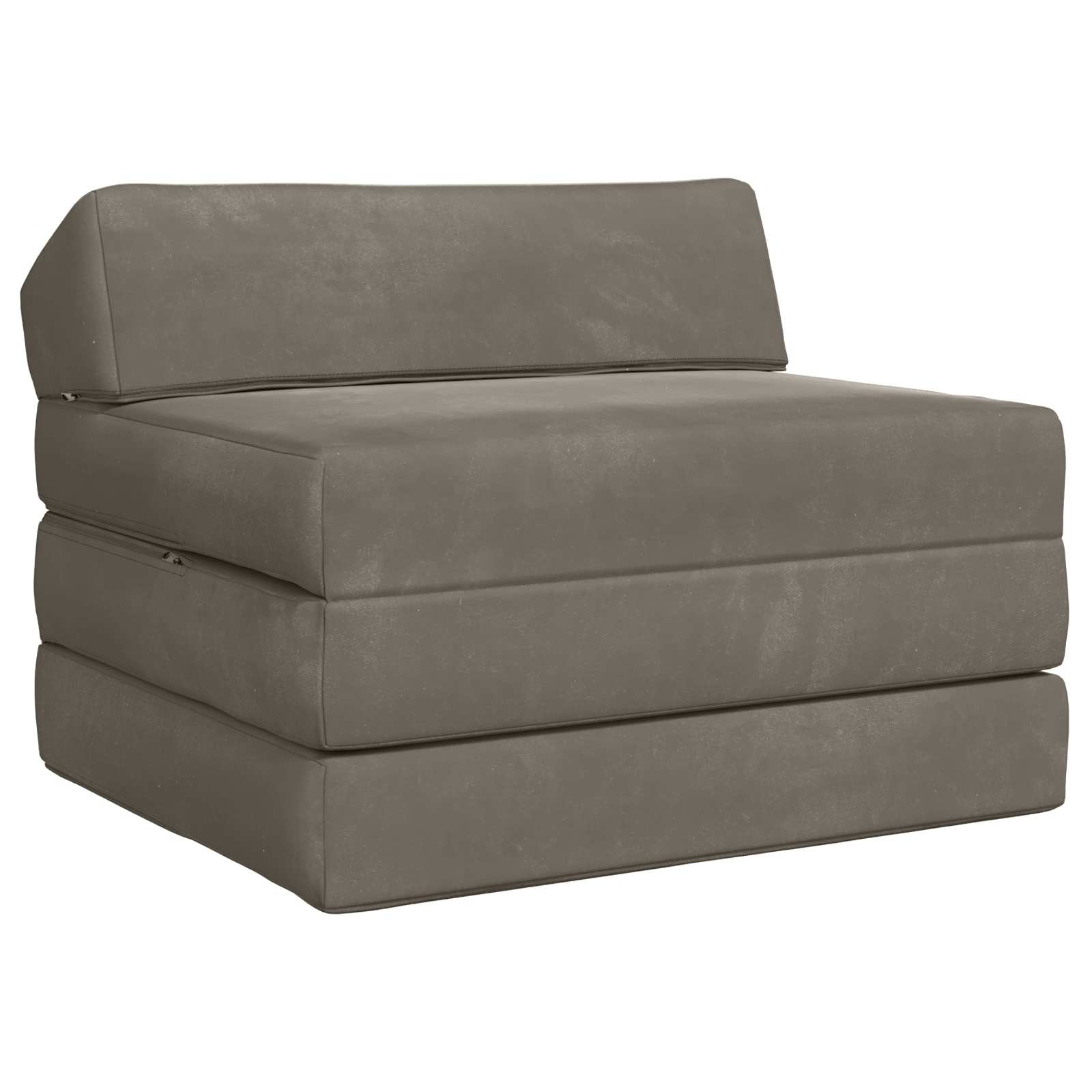 vidaXL Składana Sofa Łóżko jasnoszary 200 x 70 x 10 cm Welur