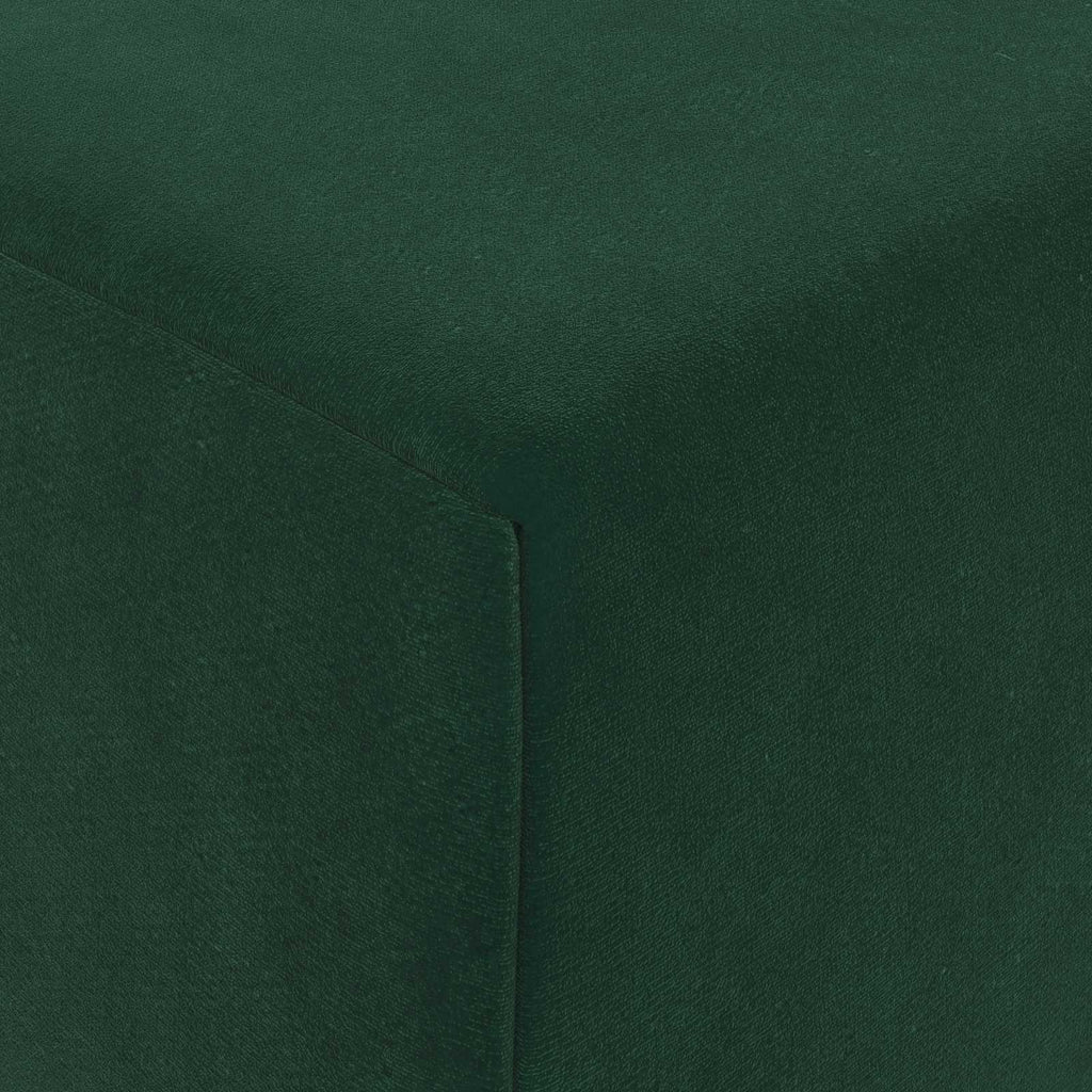 vidaXL Składana Sofa Łóżko Ciemnozielony 200 x 70 x 10 cm Welur