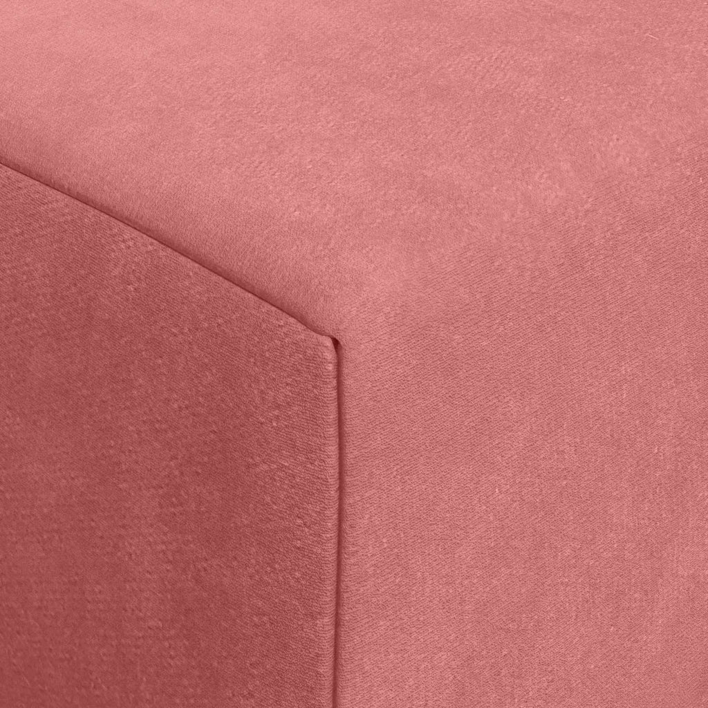 vidaXL Składana Sofa Łóżko różowy 200 x 70 x 10 cm Welur