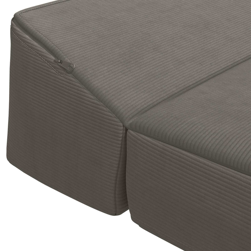 vidaXL Składana Sofa Łóżko jasnoszary 200 x 70 x 10 cm